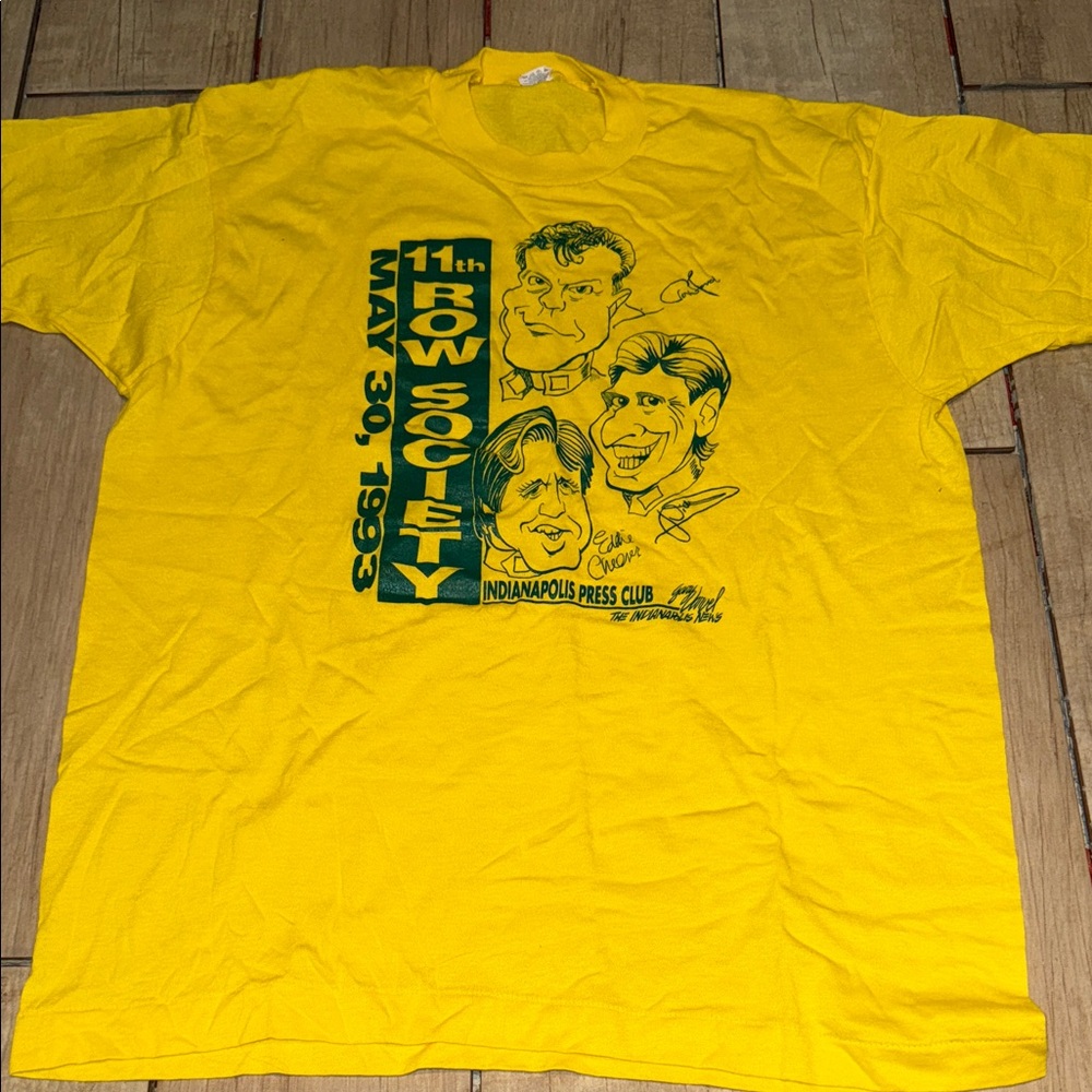 11th Row Society 11th Anniversary 90s single stitch large 1993 Indy 500